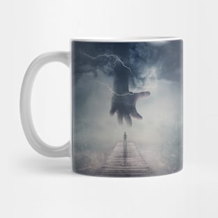 the hand from the storm Mug